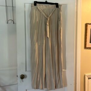 Lularoe Diane Pants, Size Large, light khaki